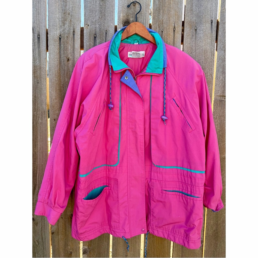 pink vintage coat